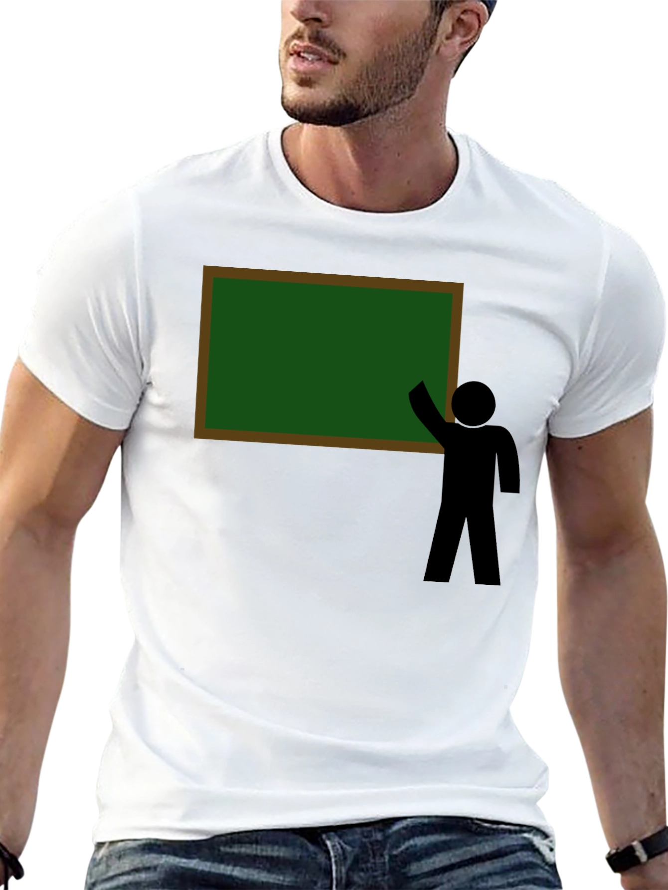 Teacher Stick Figure Graphic Tee