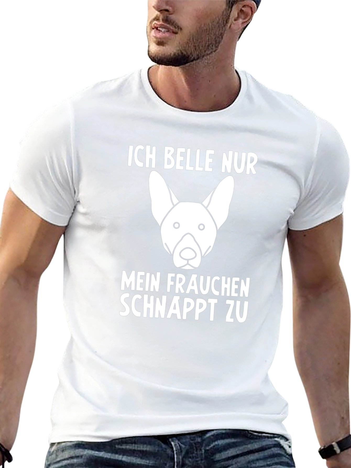 Ich Belle Nur Dog Graphic T-Shirt