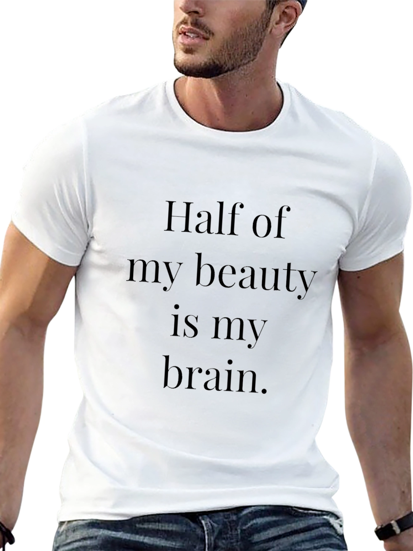 Beauty Brain T-Shirt - Smart & Stylish Tee