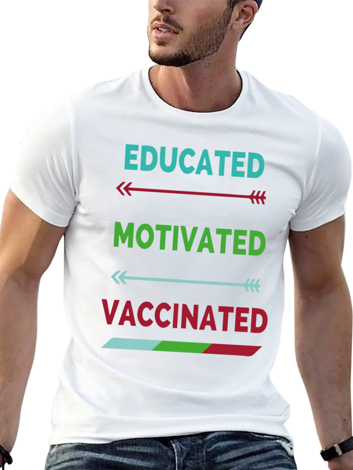 Educated Motivated Vaccinated T-Shirt