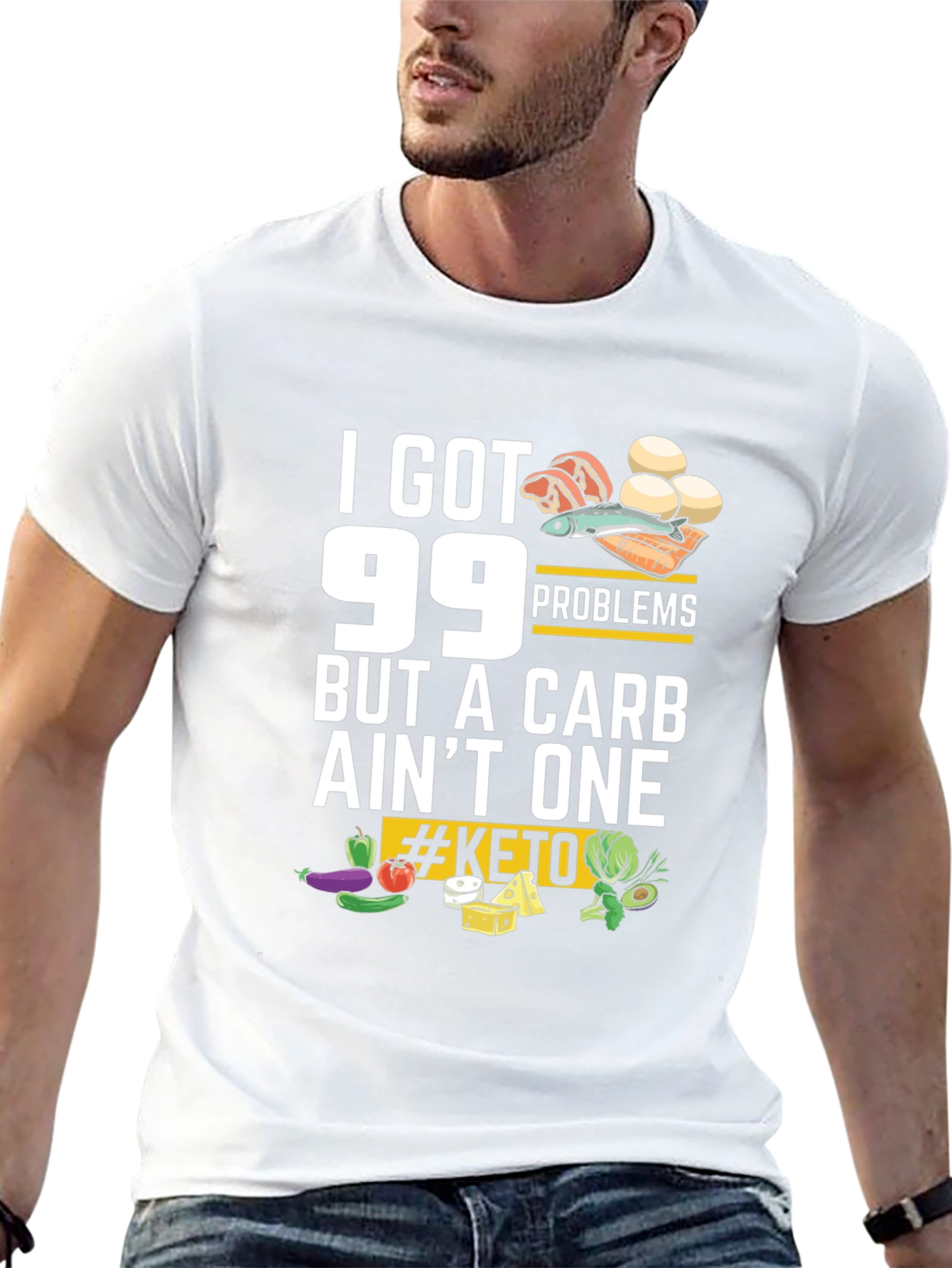 99 Problems But a Carb Aint One Keto T-Shirt