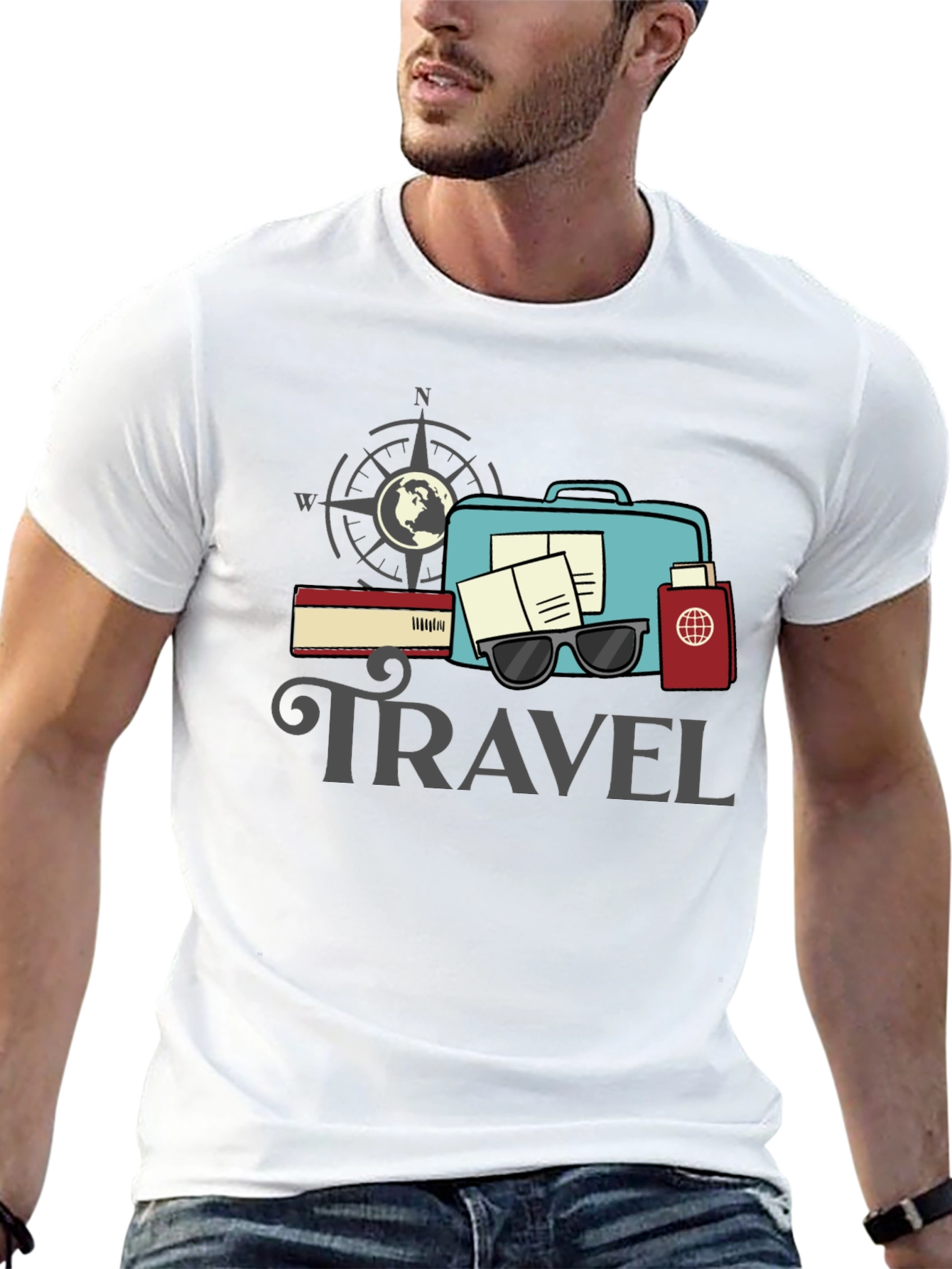 Travel Graphic Tee - Adventure Awaits!