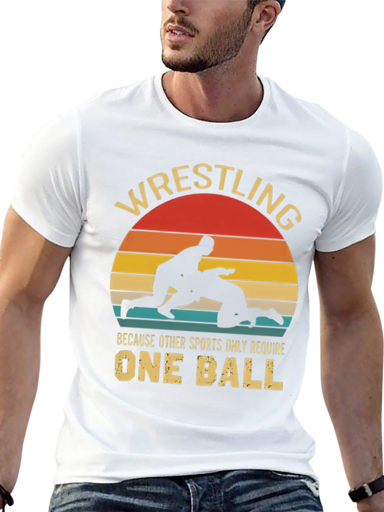Wrestling Humor Graphic T-Shirt