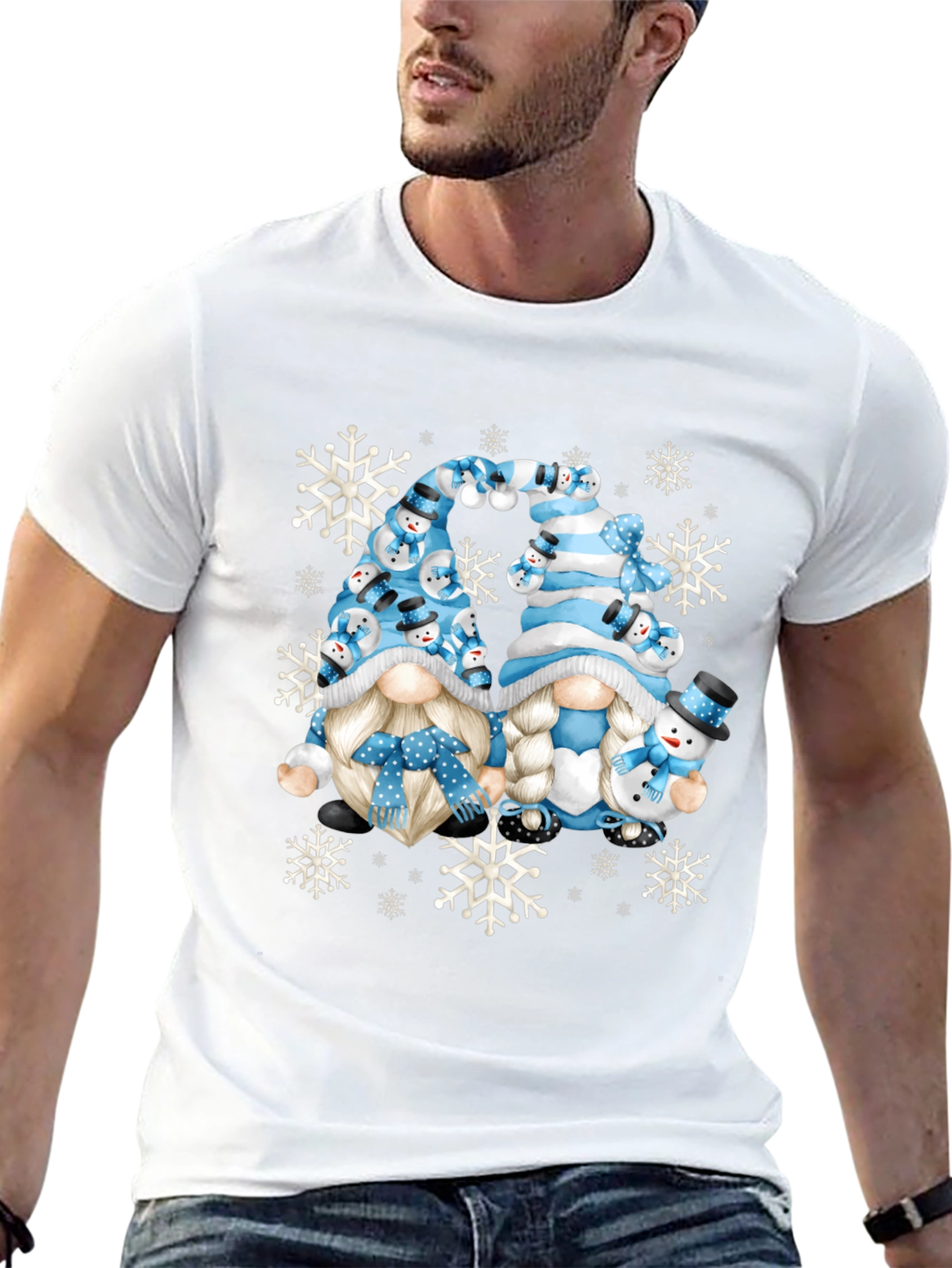 Festive Winter Gnome T-Shirt