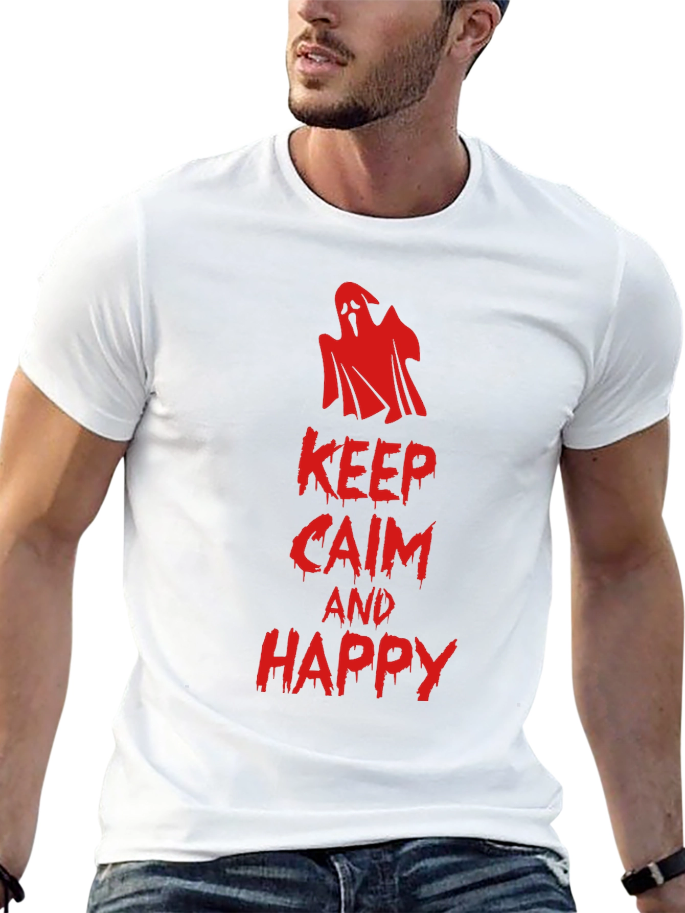 Keep Calm and Happy Halloween T-Shirt
