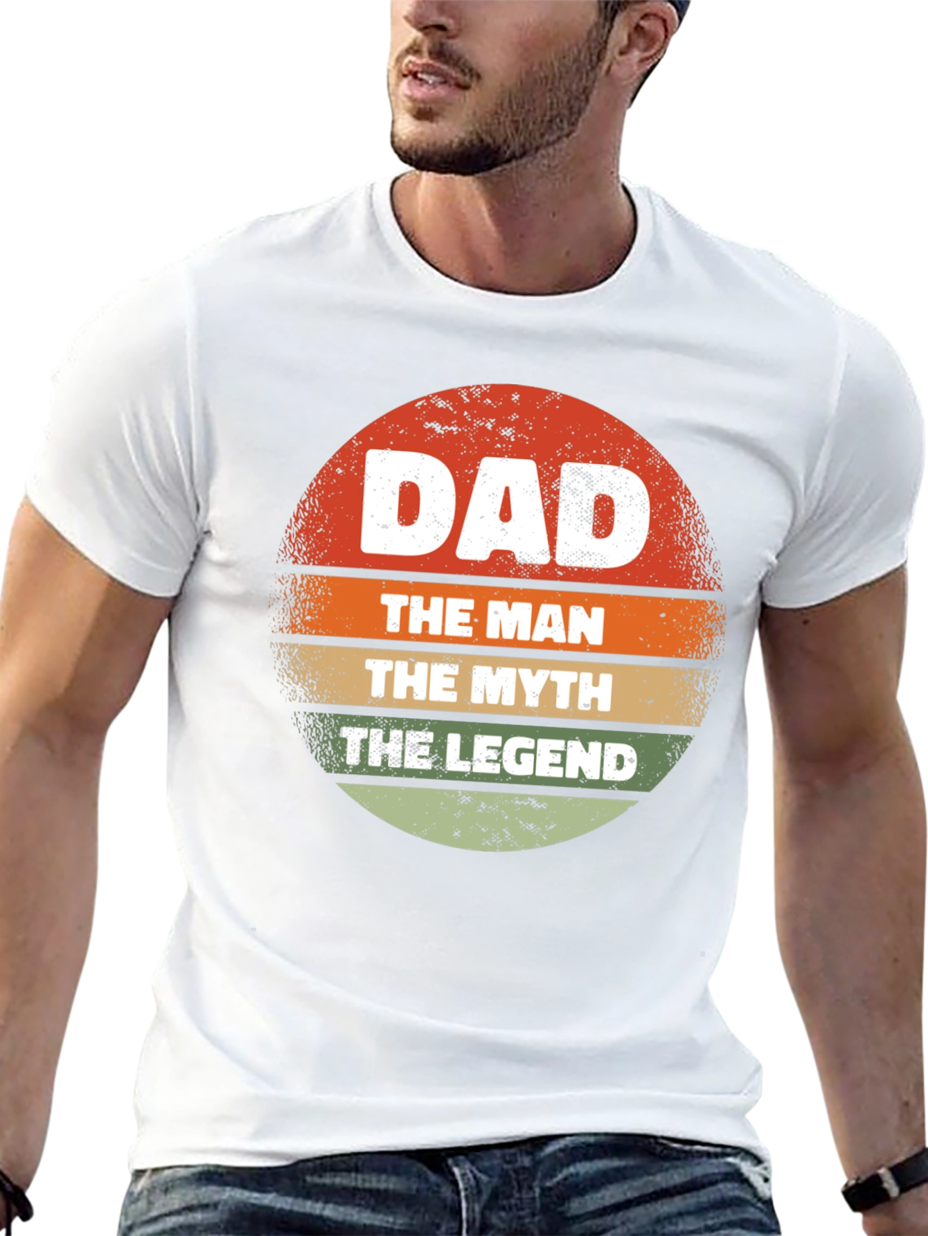 Dad The Man The Myth The Legend Graphic T-Shirt