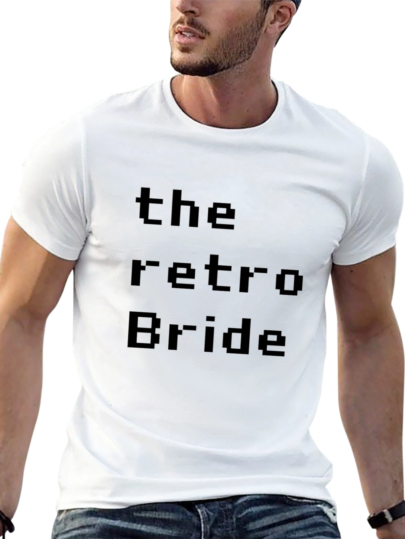 The Retro Bride T-Shirt - Pixel Graphic Tee