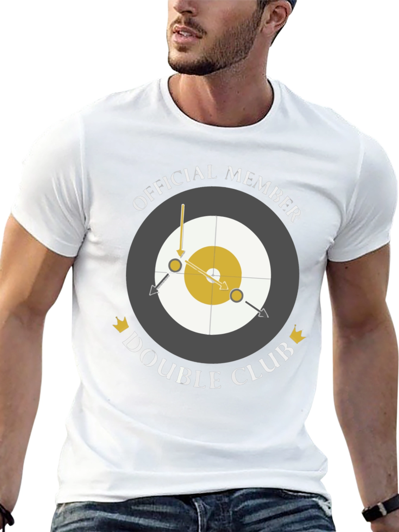 Official Member Double Club Black T-Shirt