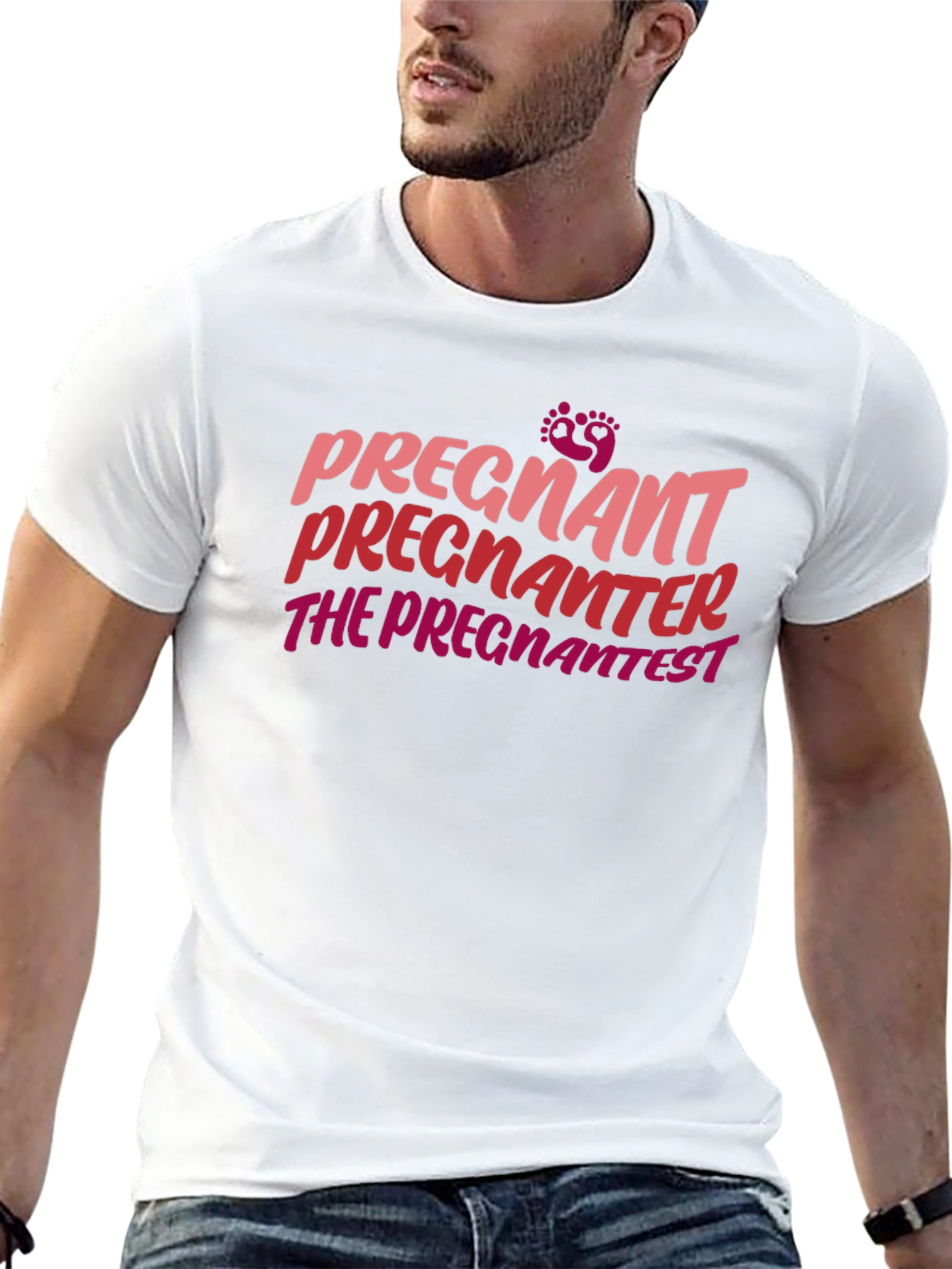 Pregnantest Funny T-Shirt - Expecting Mom Tee