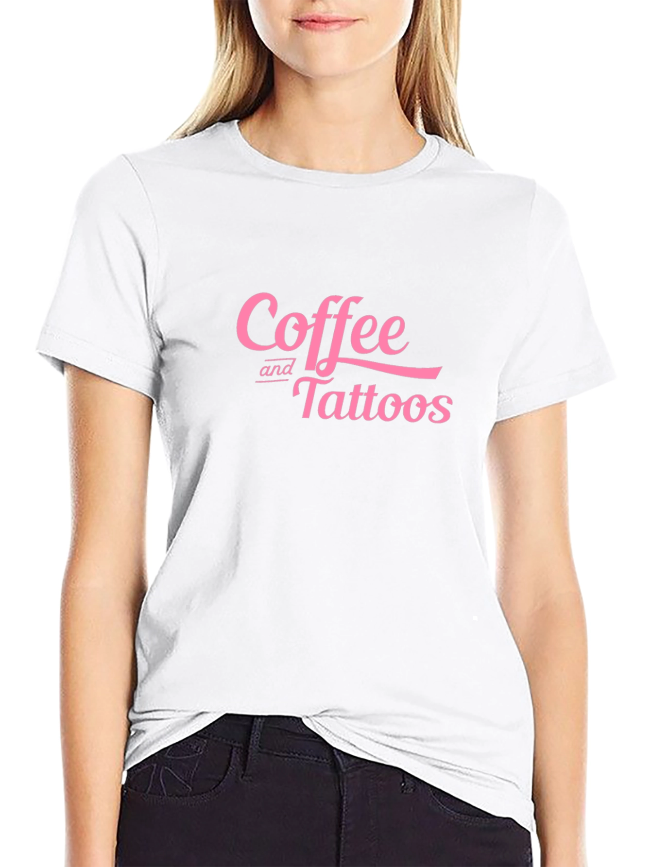 Coffee and Tattoos Black T-Shirt