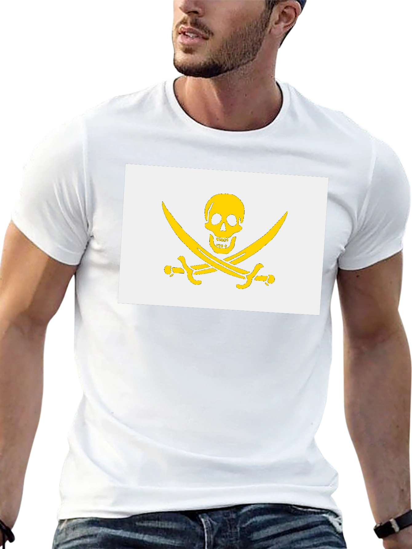 Skull & Swords Graphic Black T-Shirt