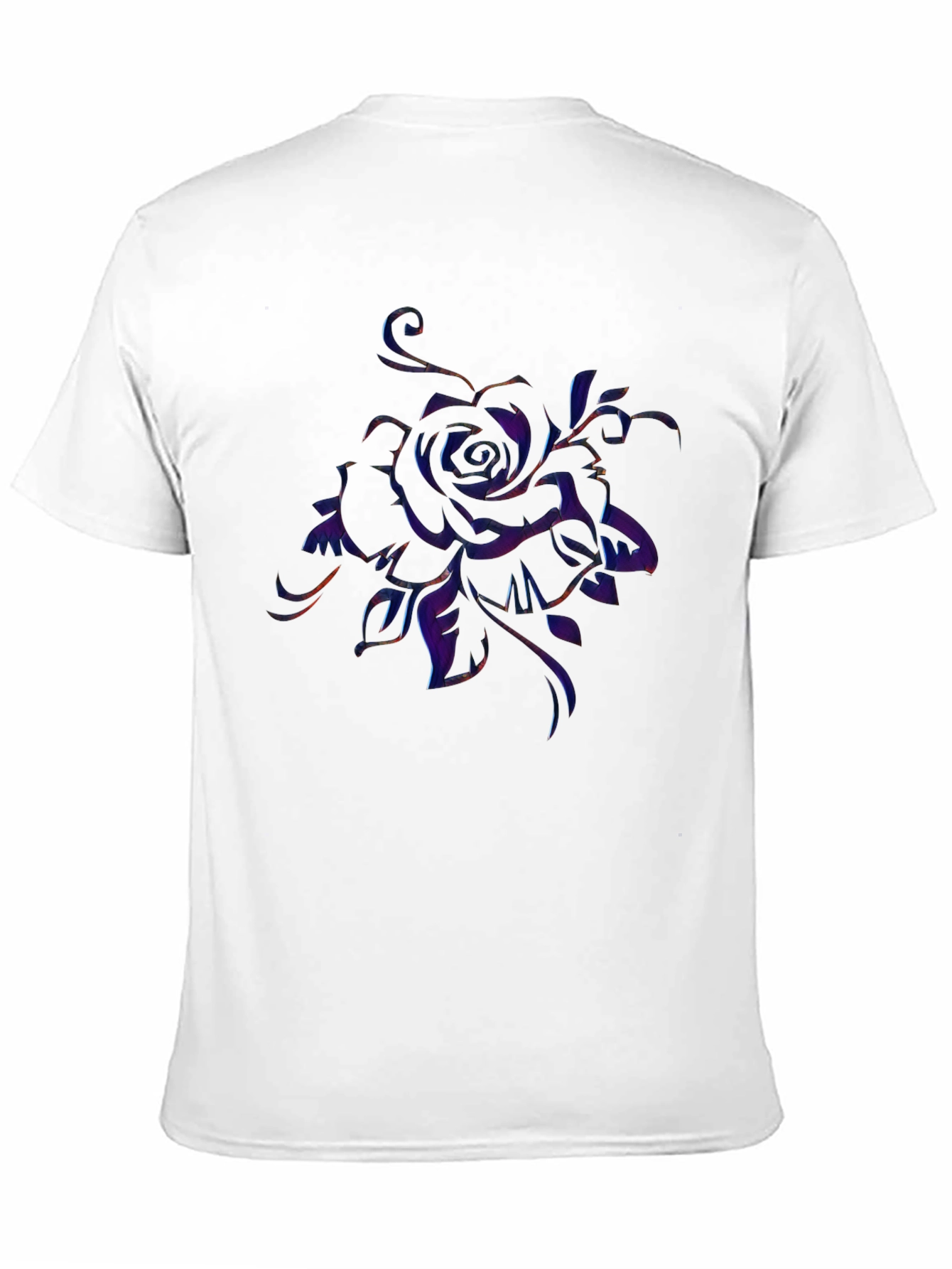 Floral Graphic Print Crew Neck T-Shirt