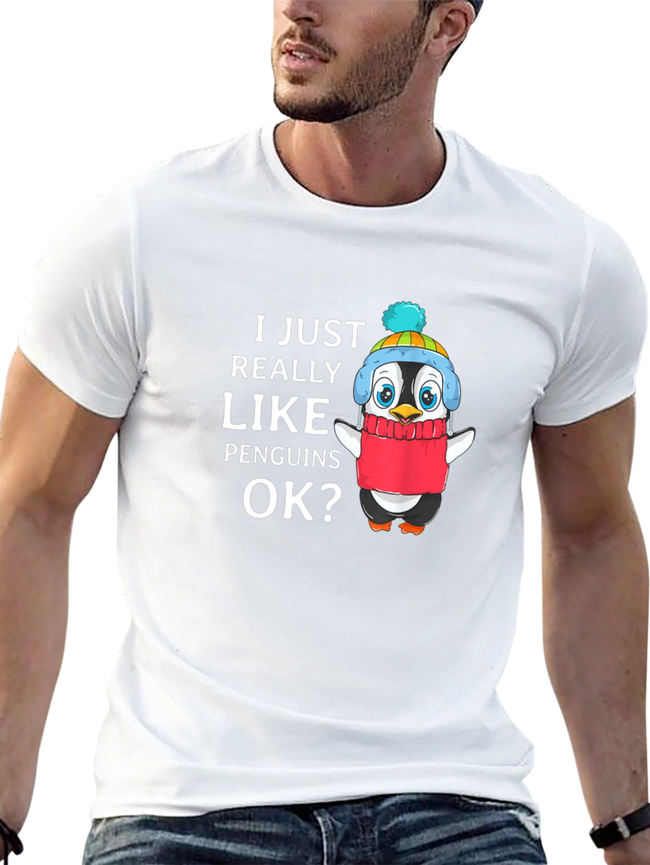 Penguin Lover T-Shirt - Cute Cartoon Design