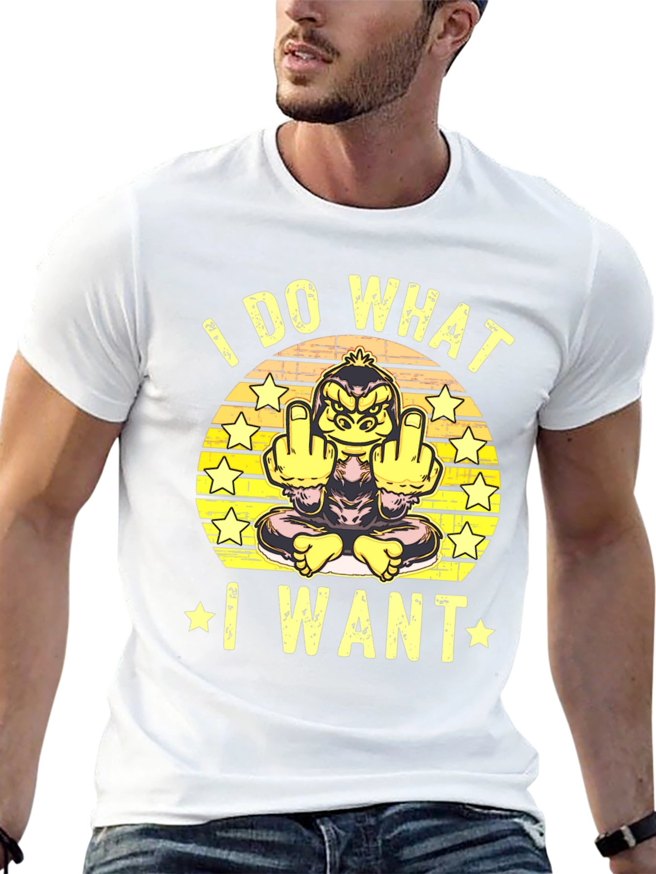 I Do What I Want Monkey T-Shirt