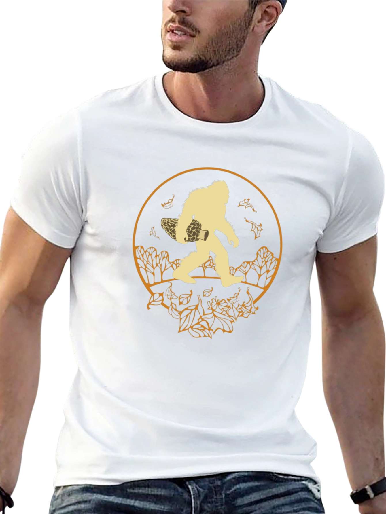 Bigfoot Morel Mushroom Hunting T-Shirt