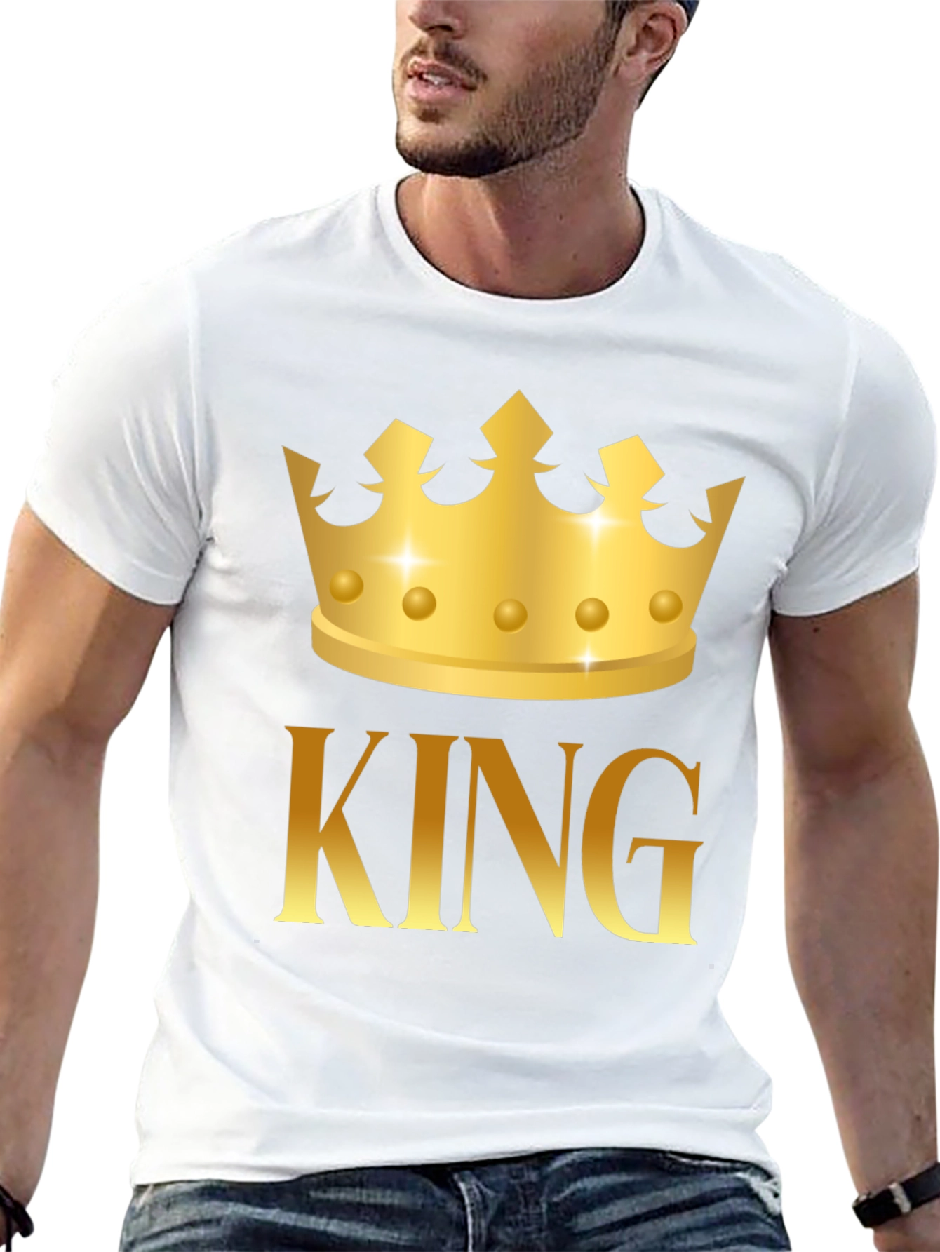 King Crown Graphic Black T-Shirt