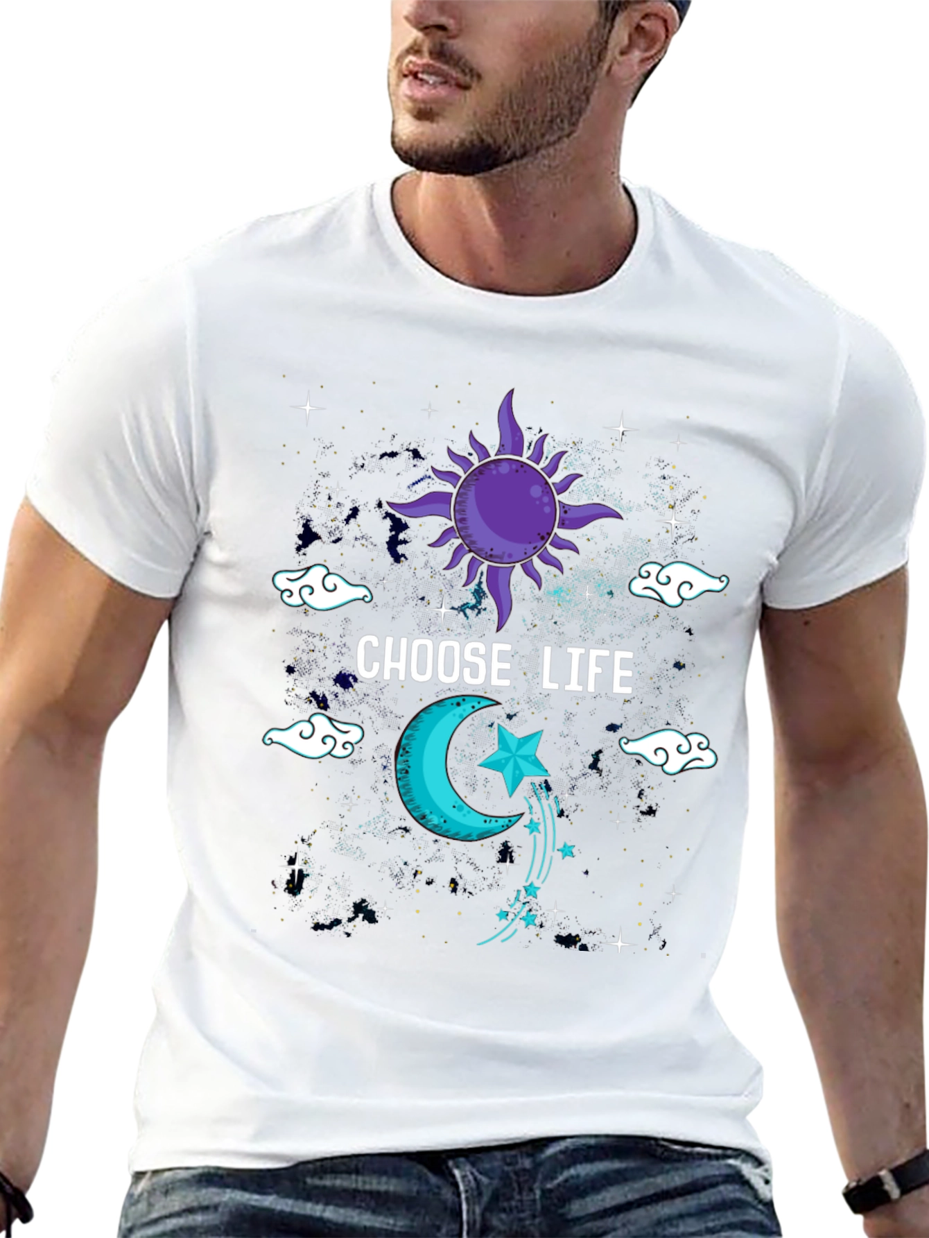 Choose Life Celestial Graphic Tee
