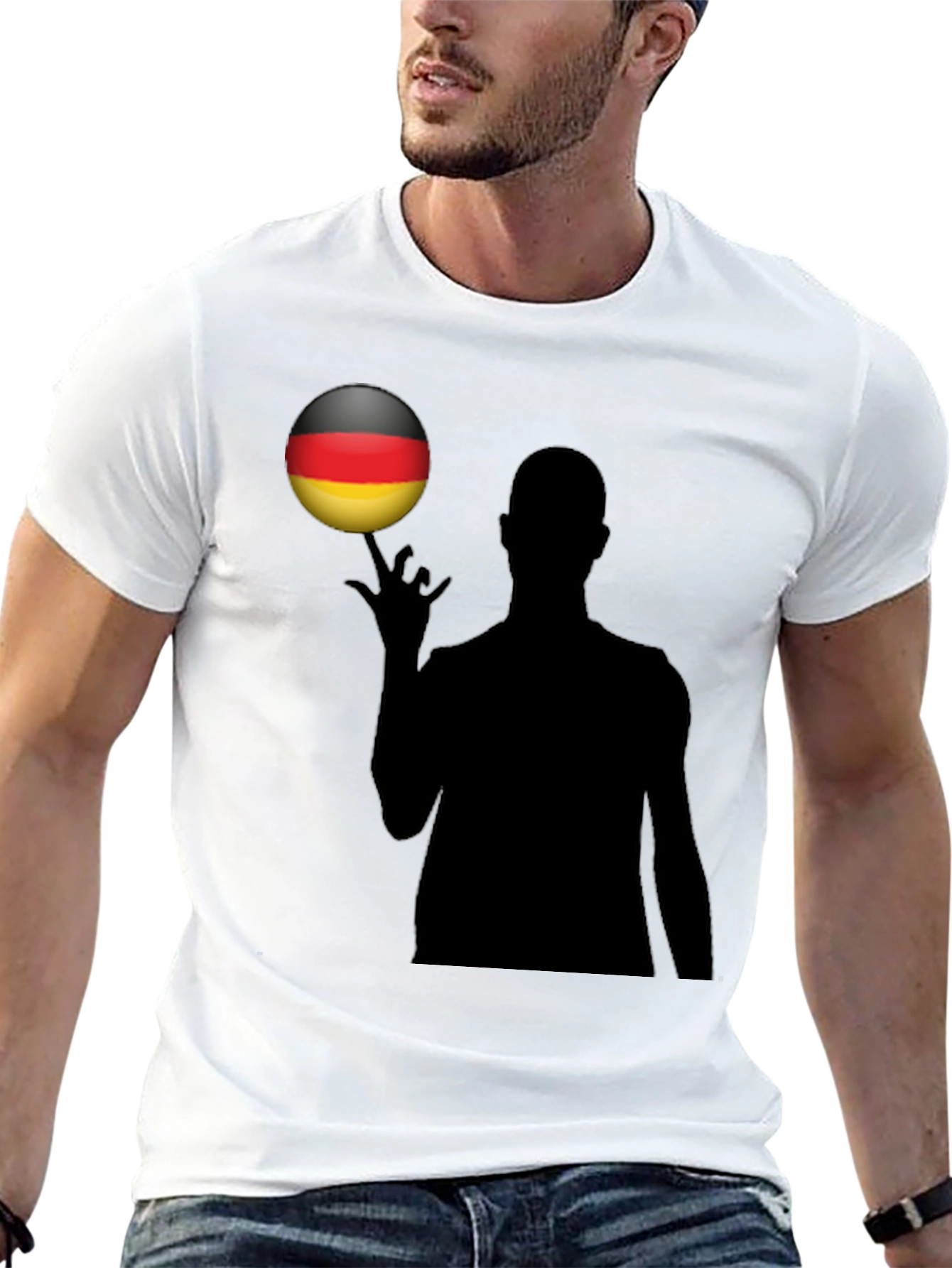 Germany Flag Basketball Graphic Tee