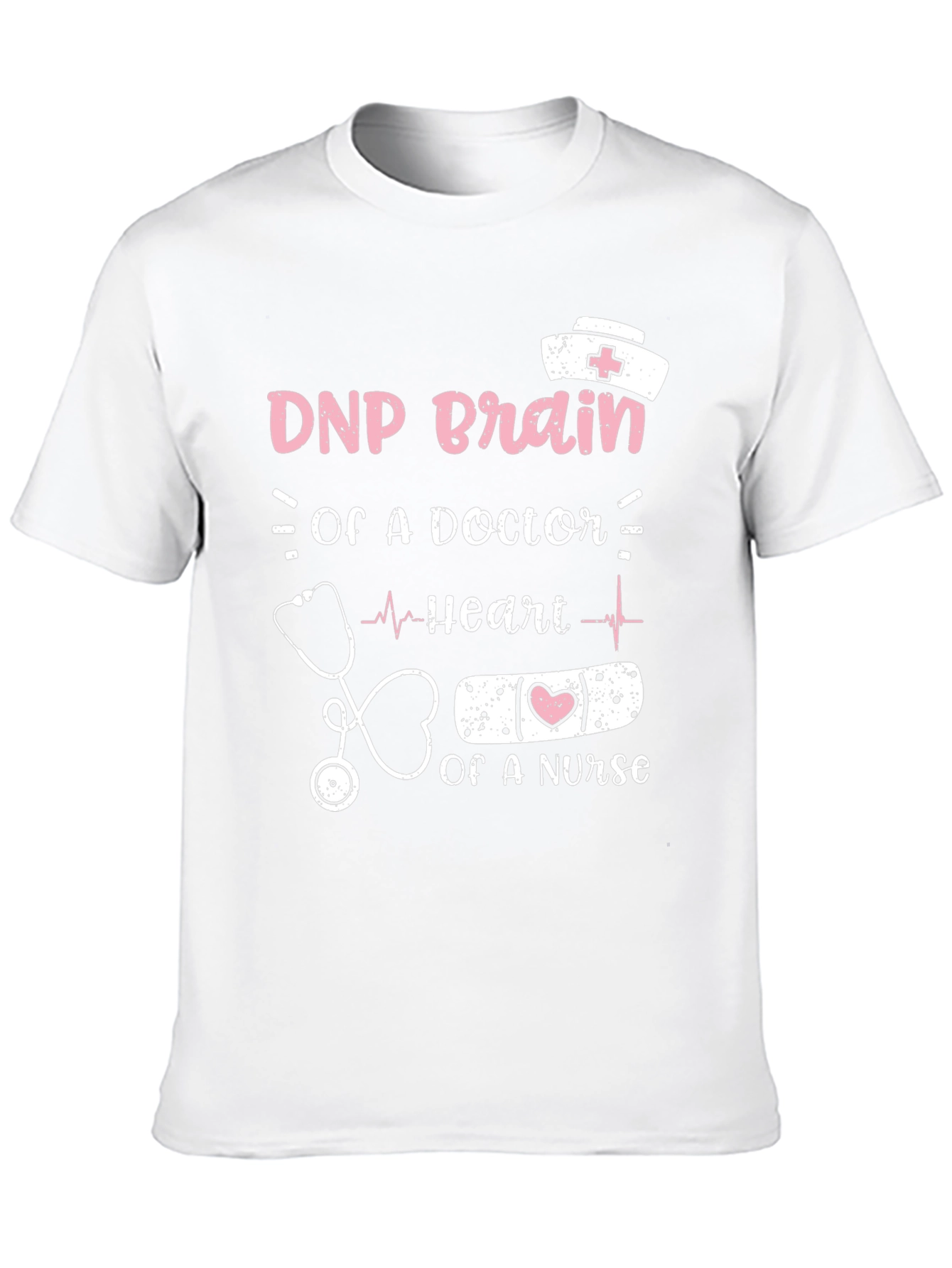 DNP Brain Doctor Heart Nurse Graphic Tee