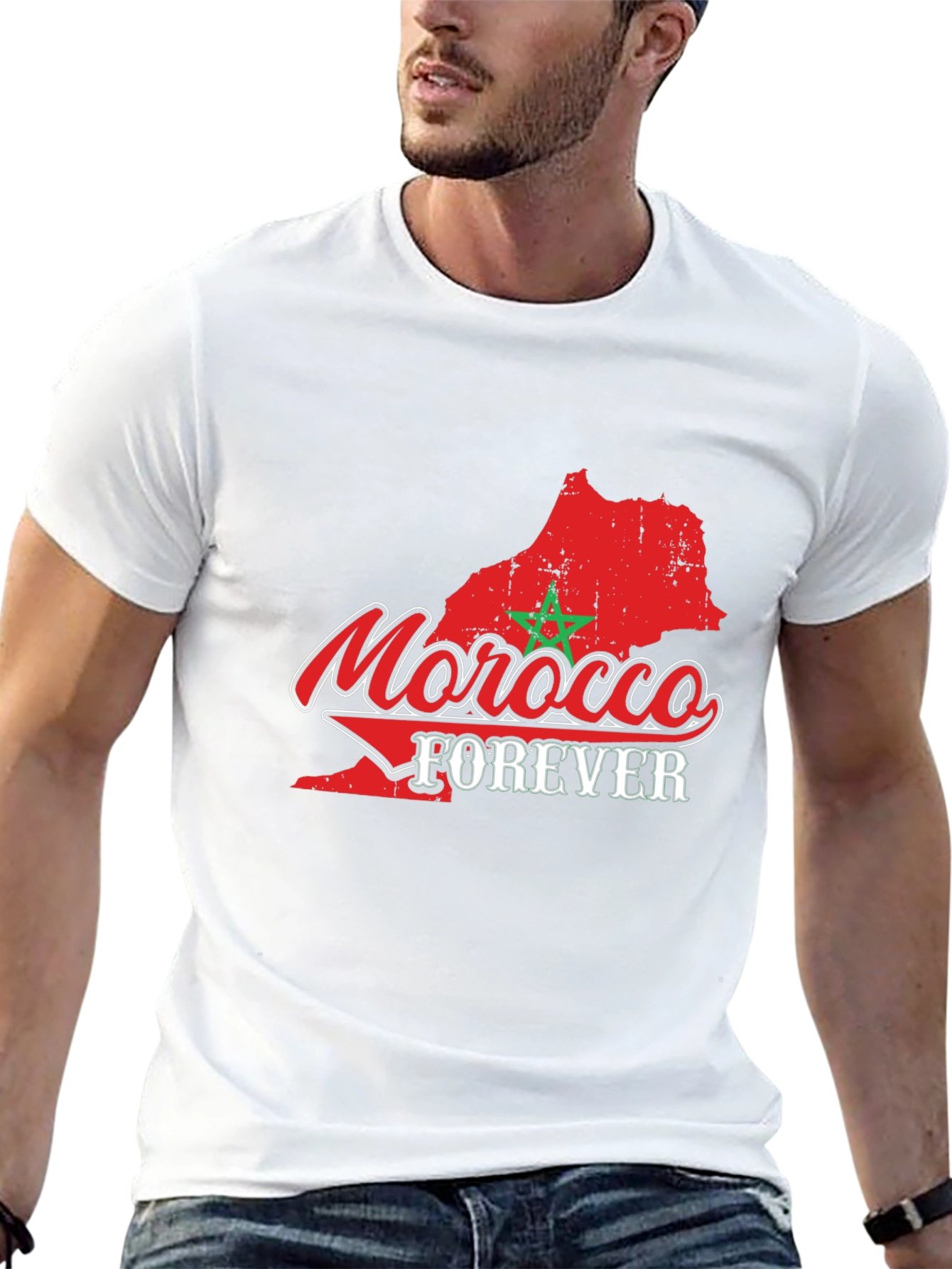 Morocco Forever Graphic T-Shirt - Black
