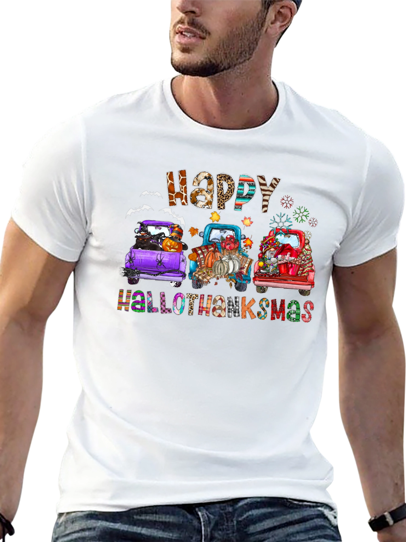 Hollothanksmas Truck T-Shirt