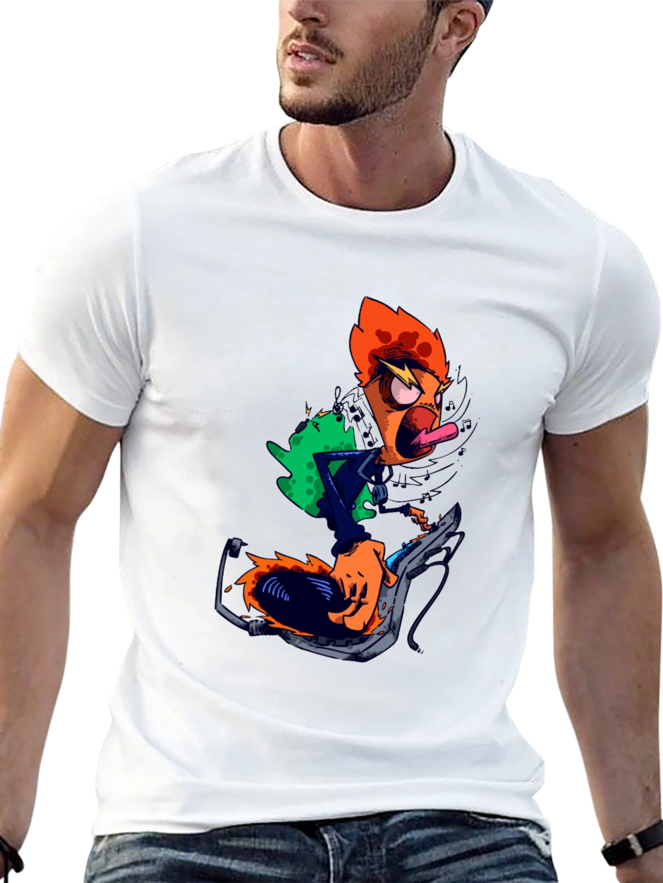 Edgy Cartoon Character T-Shirt
