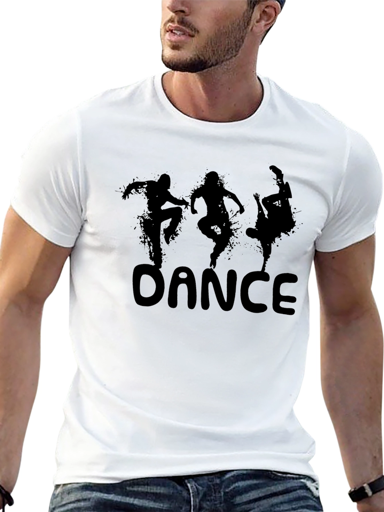 Dance Silhouette Black T-Shirt