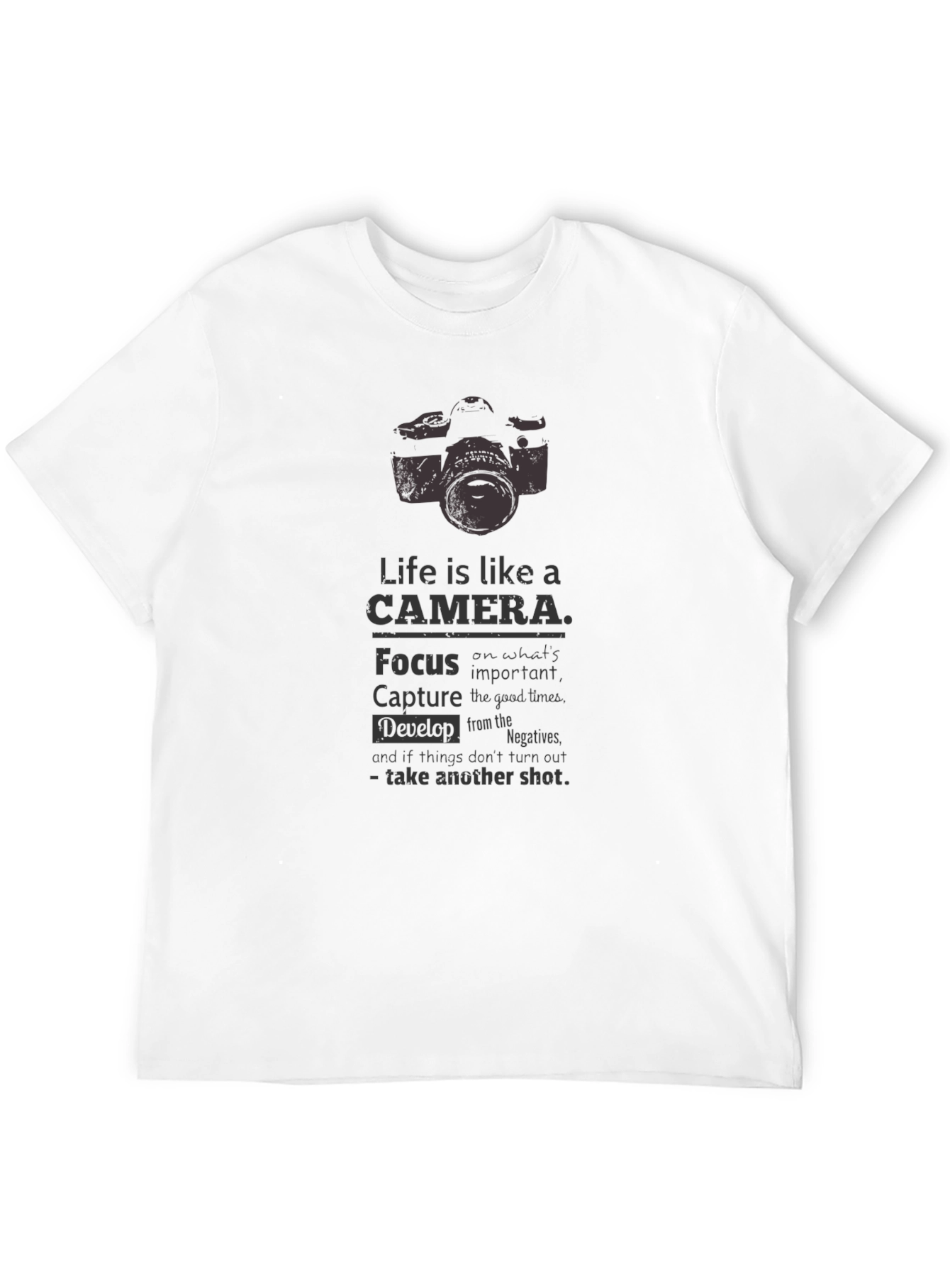 Life is Like a Camera Graphic Tee