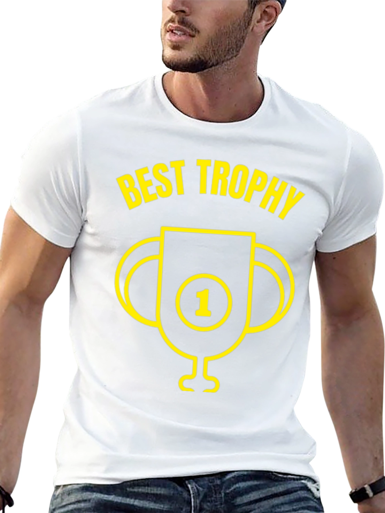 Best Trophy Graphic T-Shirt - Winner Tee