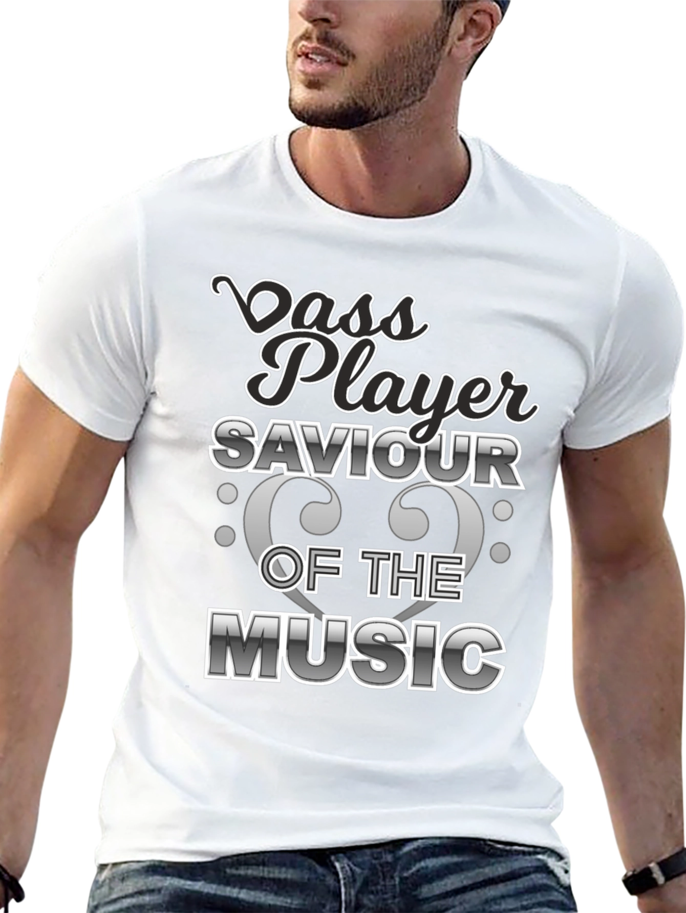 Bass Player Savior Music T-Shirt