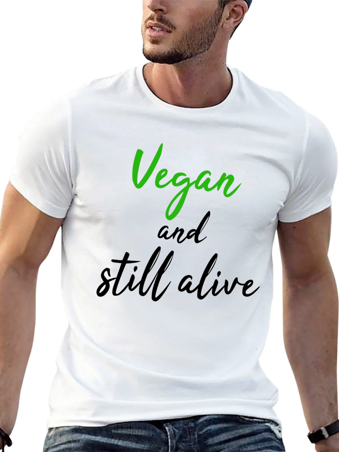 Vegan and Still Alive Graphic T-Shirt