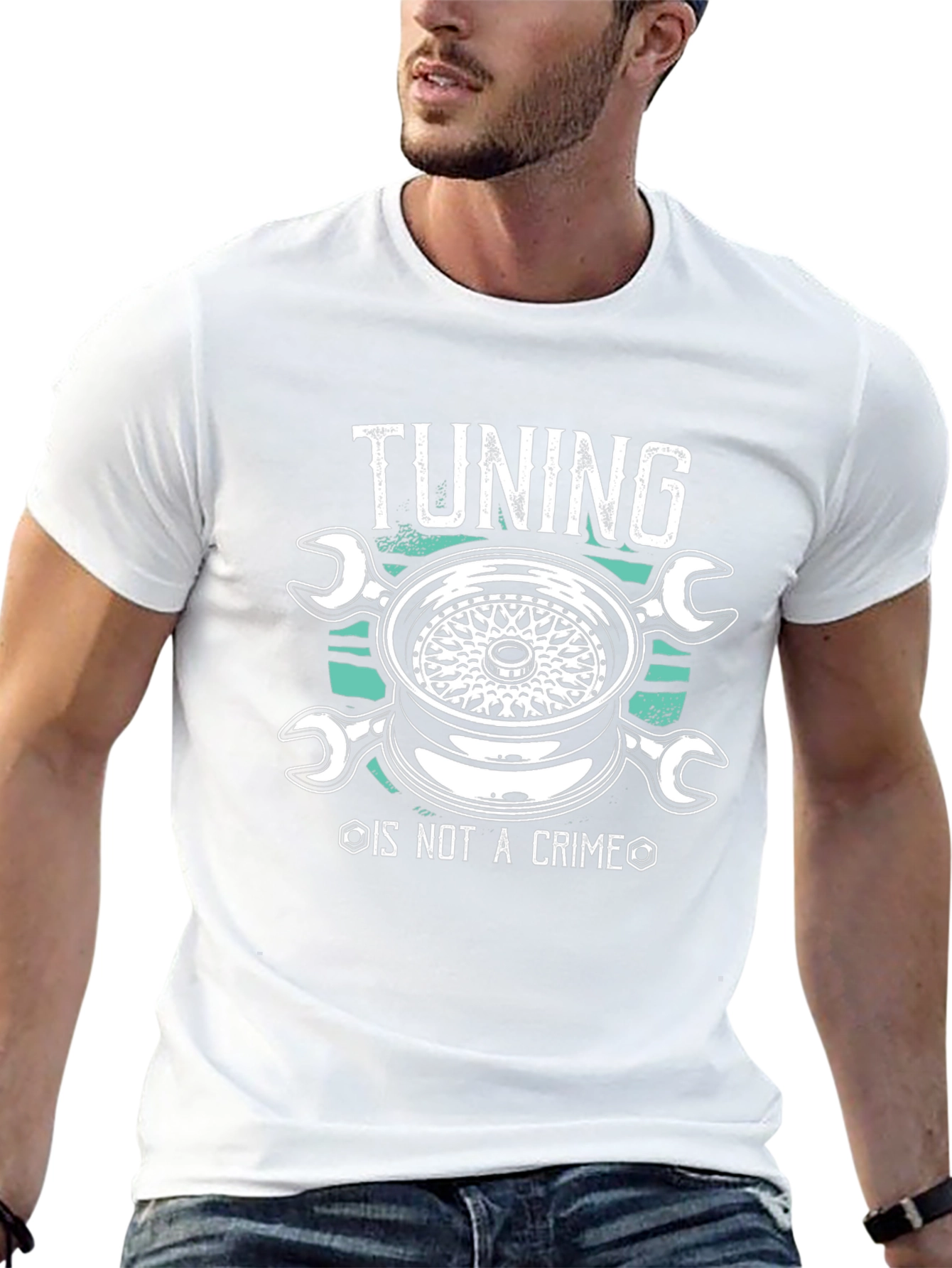 Tuning Is Not A Crime Graphic Tee