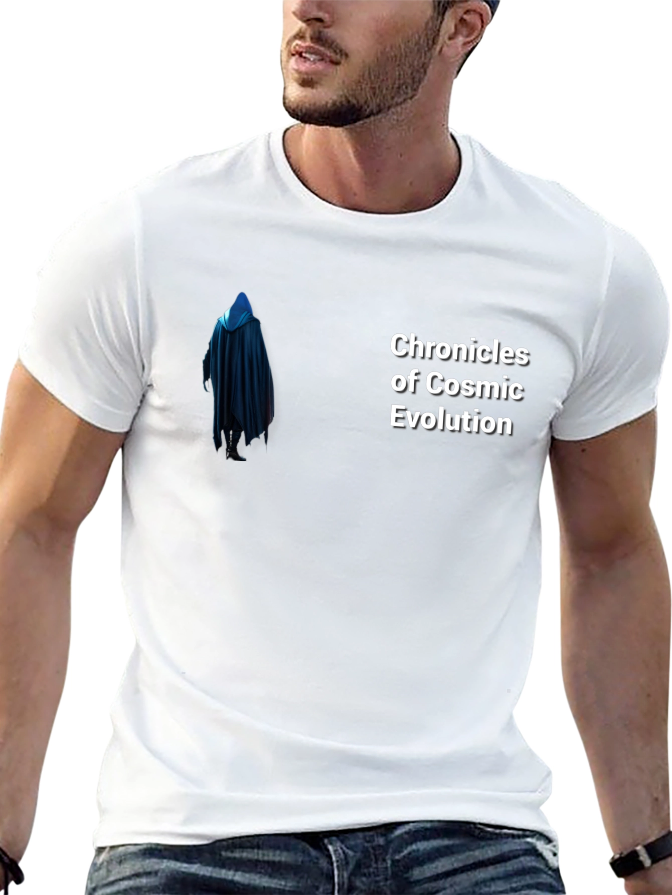 Chronicles of Cosmic Evolution Black T-Shirt