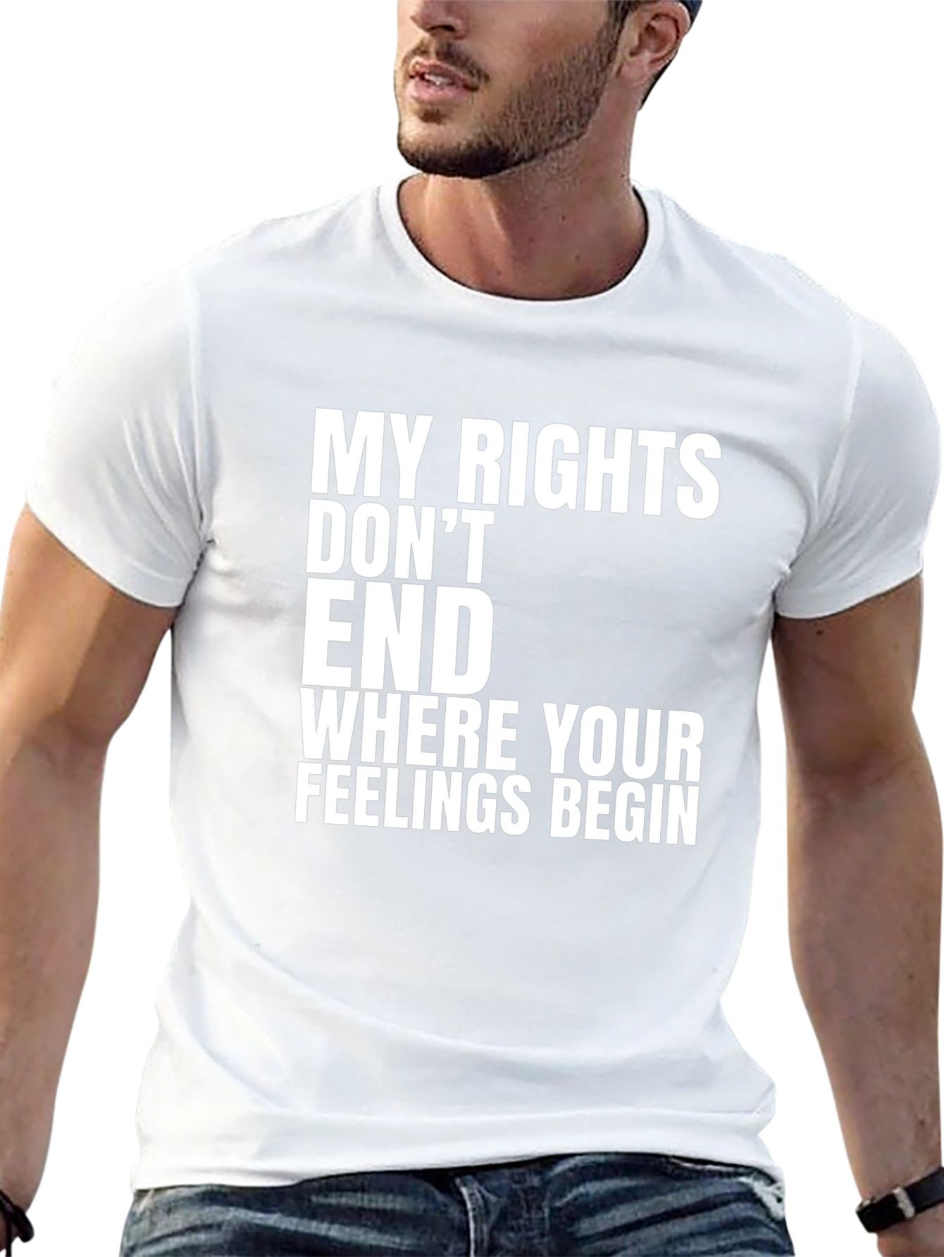 My Rights Dont End Graphic T-Shirt