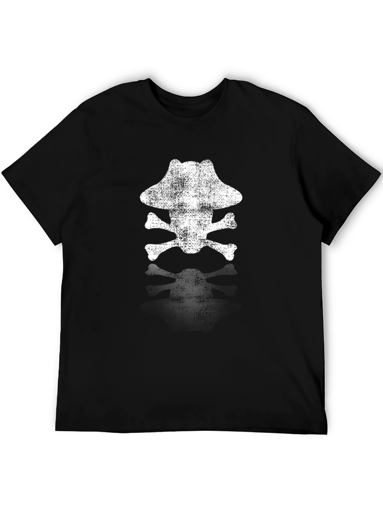 Pirate Skull Graphic T-Shirt - Black Cotton Tee
