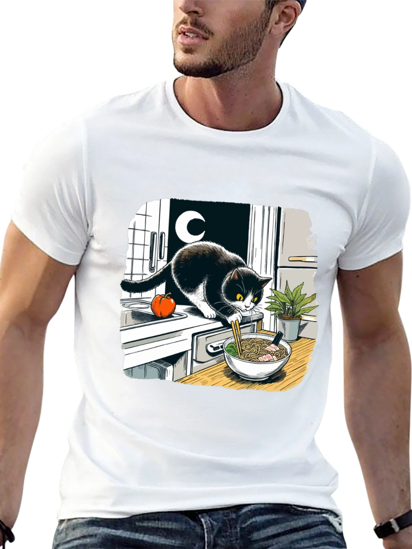 Cat Ramen Lover T-Shirt