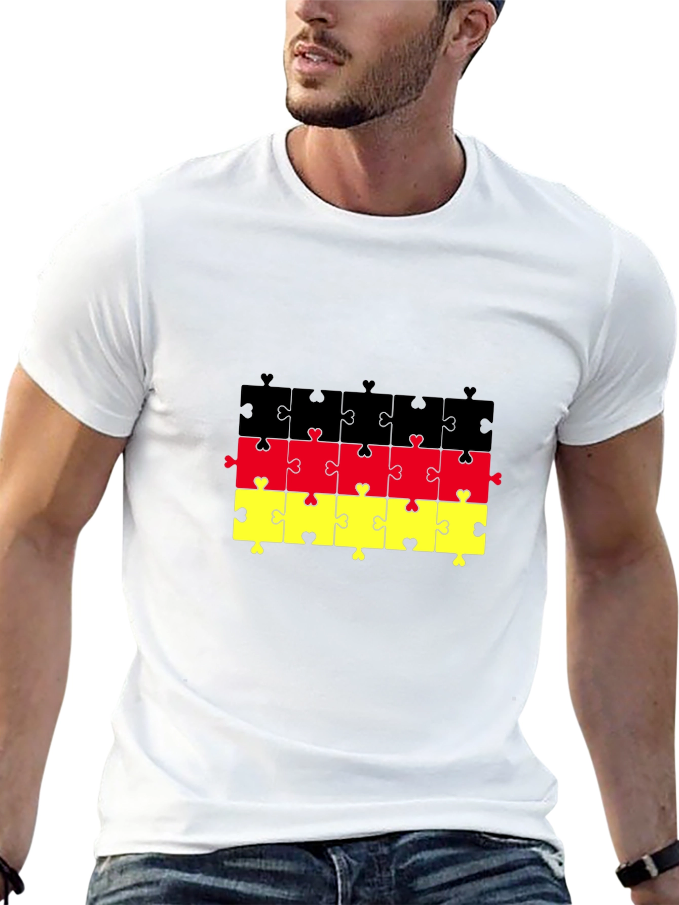 German Flag Puzzle T-Shirt