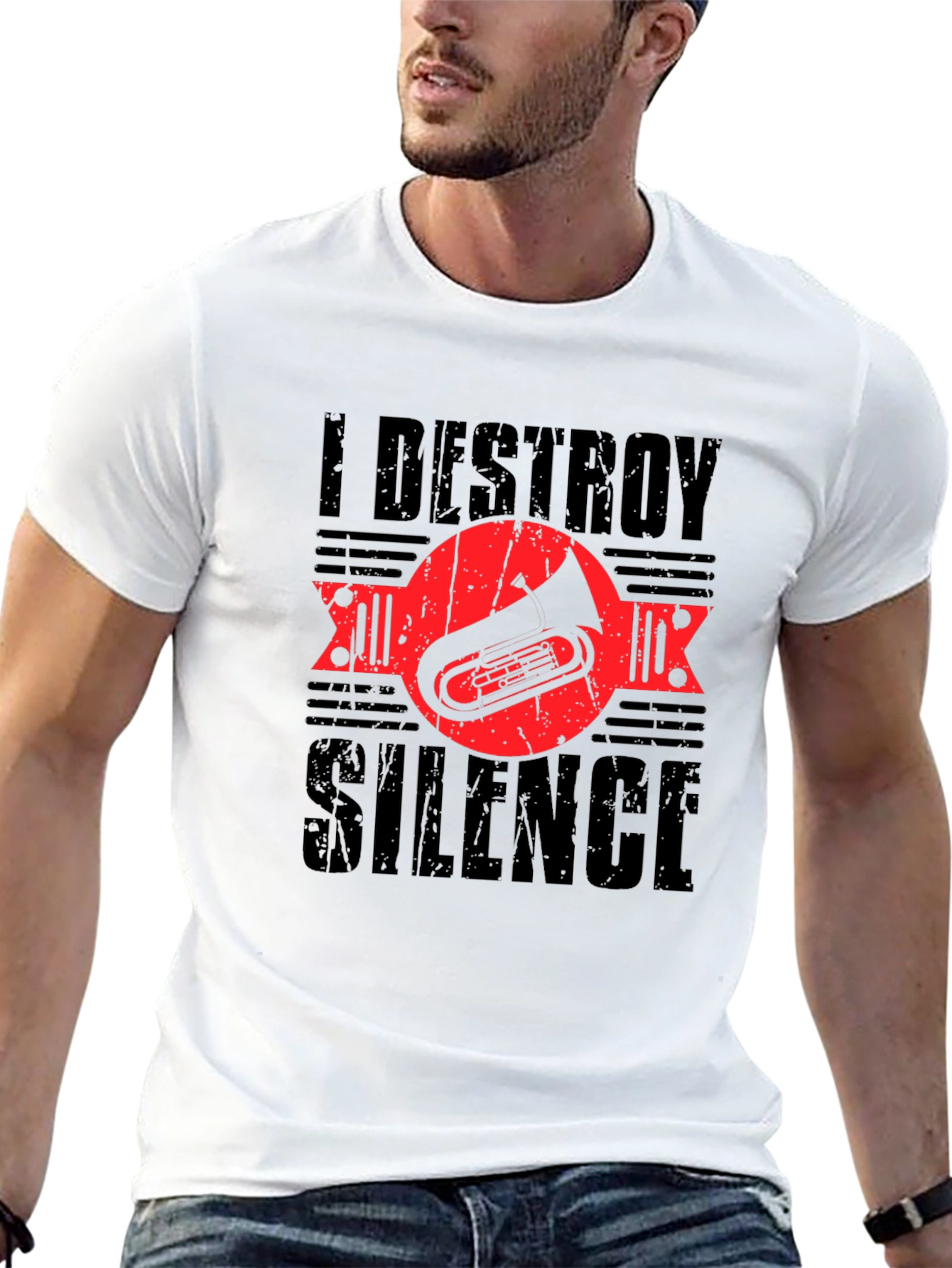 I Destroy Silence T-Shirt - Musician Tee
