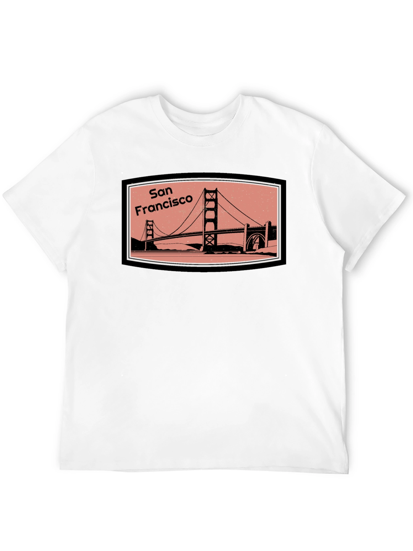 San Francisco Bridge Black T-Shirt