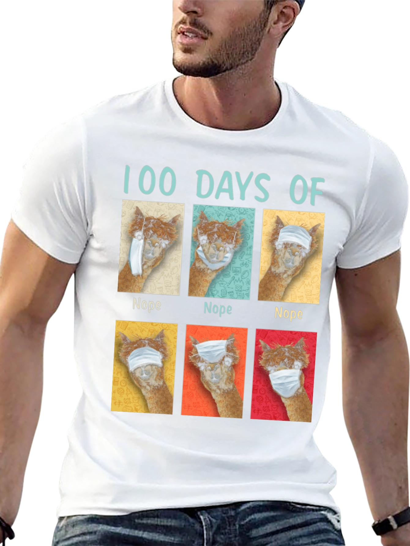 100 Days of Nope Alpaca T-Shirt