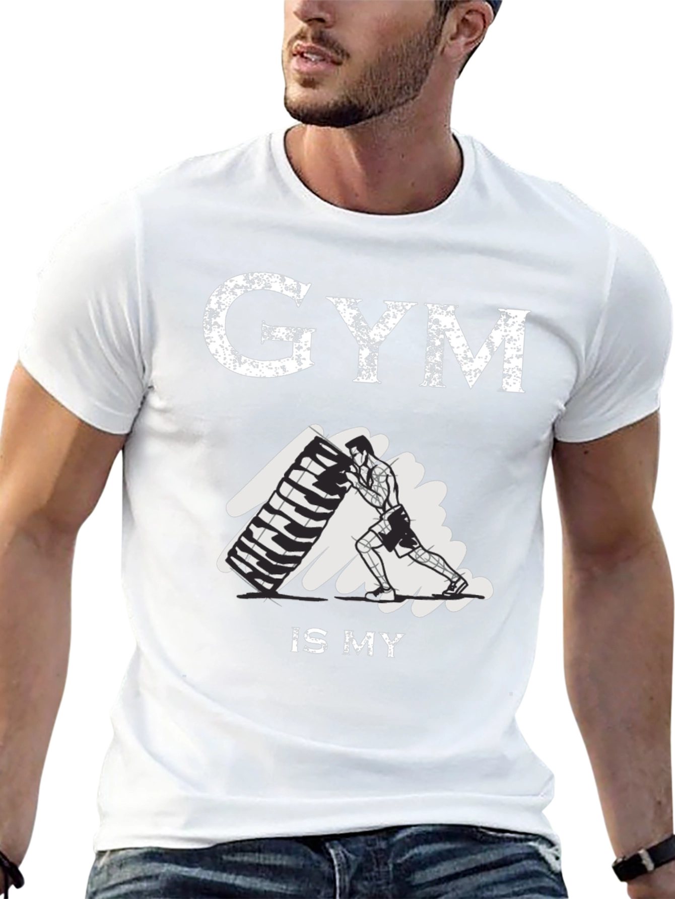 Gym Is My Life T-Shirt: Fitness Motivation Tee