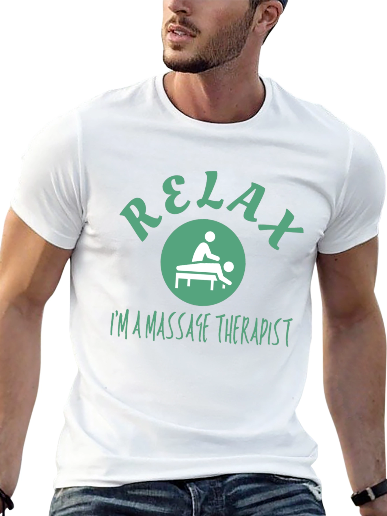 Relax Massage Therapist T-Shirt - Unisex Cotton Tee