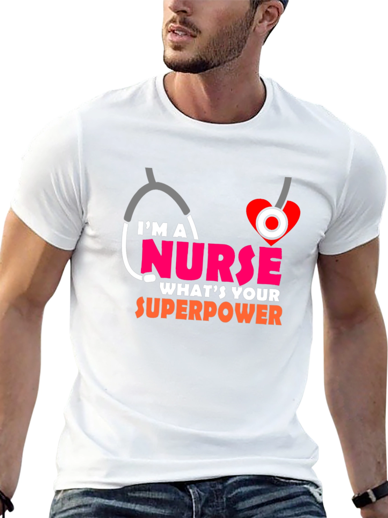Nurse Superpower T-Shirt - Medical Hero Tee