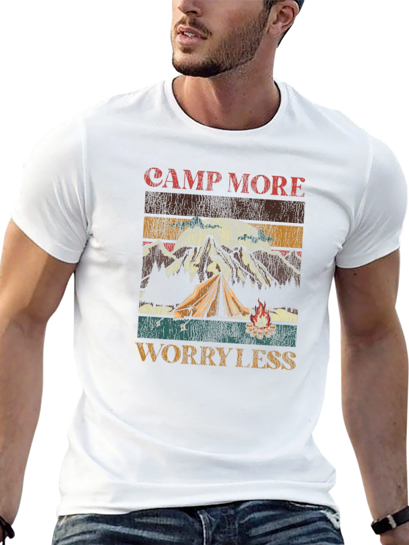 Camp More Worry Less T-Shirt