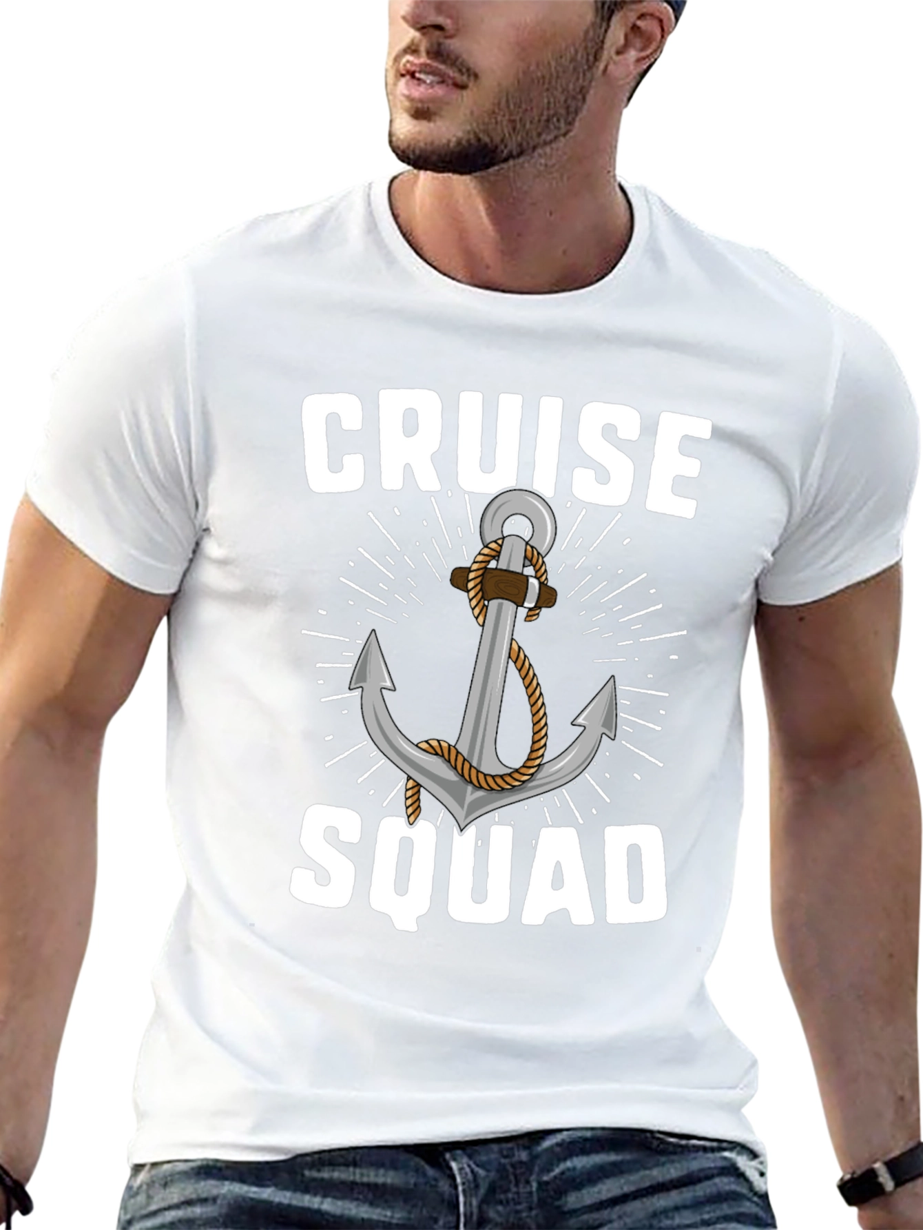 Cruise Squad Anchor Graphic T-Shirt