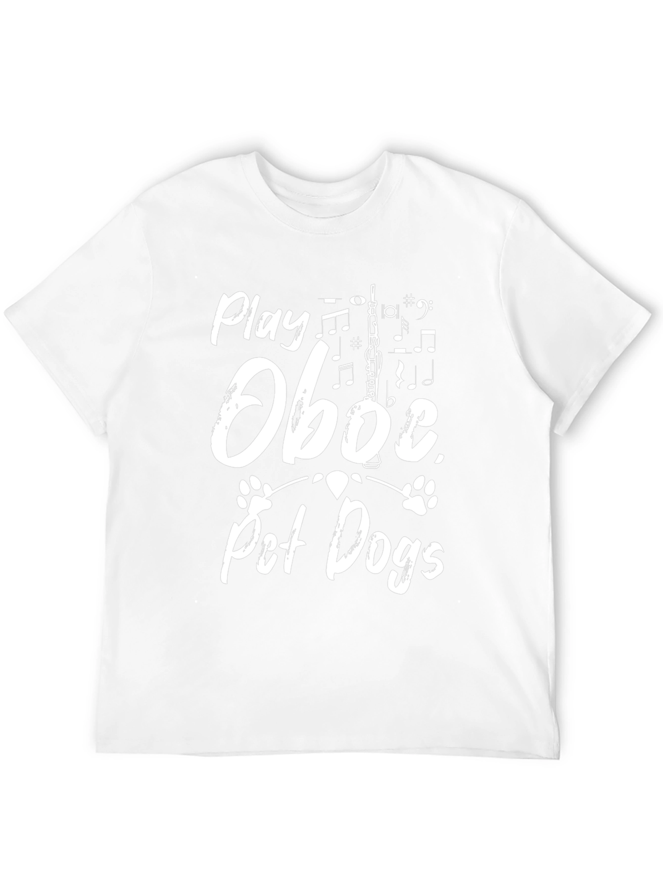 Play Oboe Pet Dogs Graphic T-Shirt
