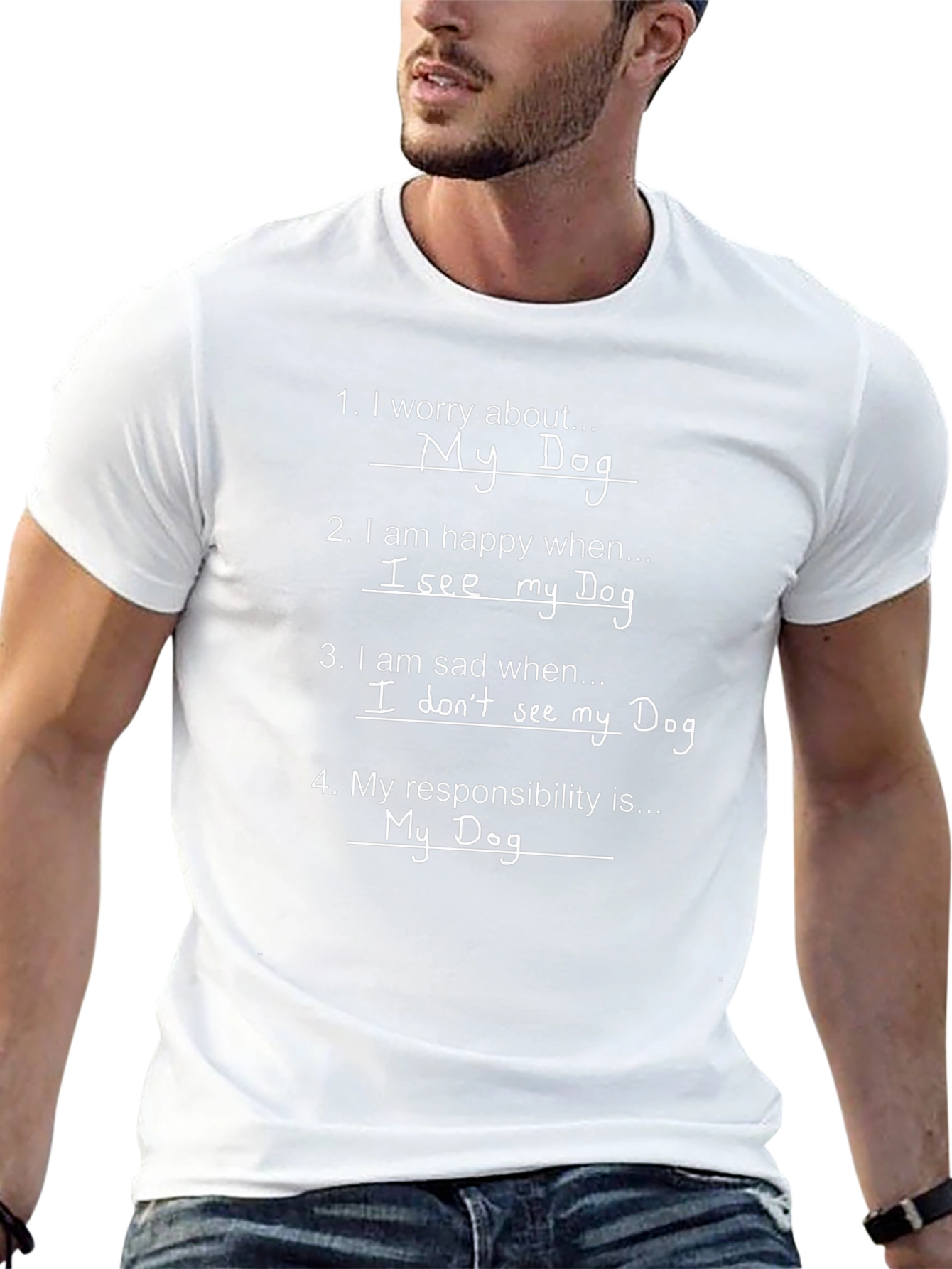 Dog Lover T-Shirt: I Worry About My Dog