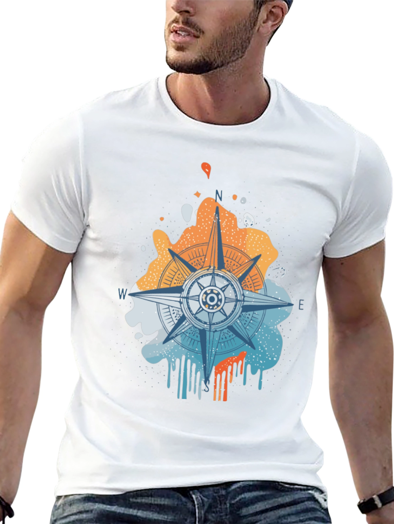 Compass Rose Graphic Tee - Adventure Ready