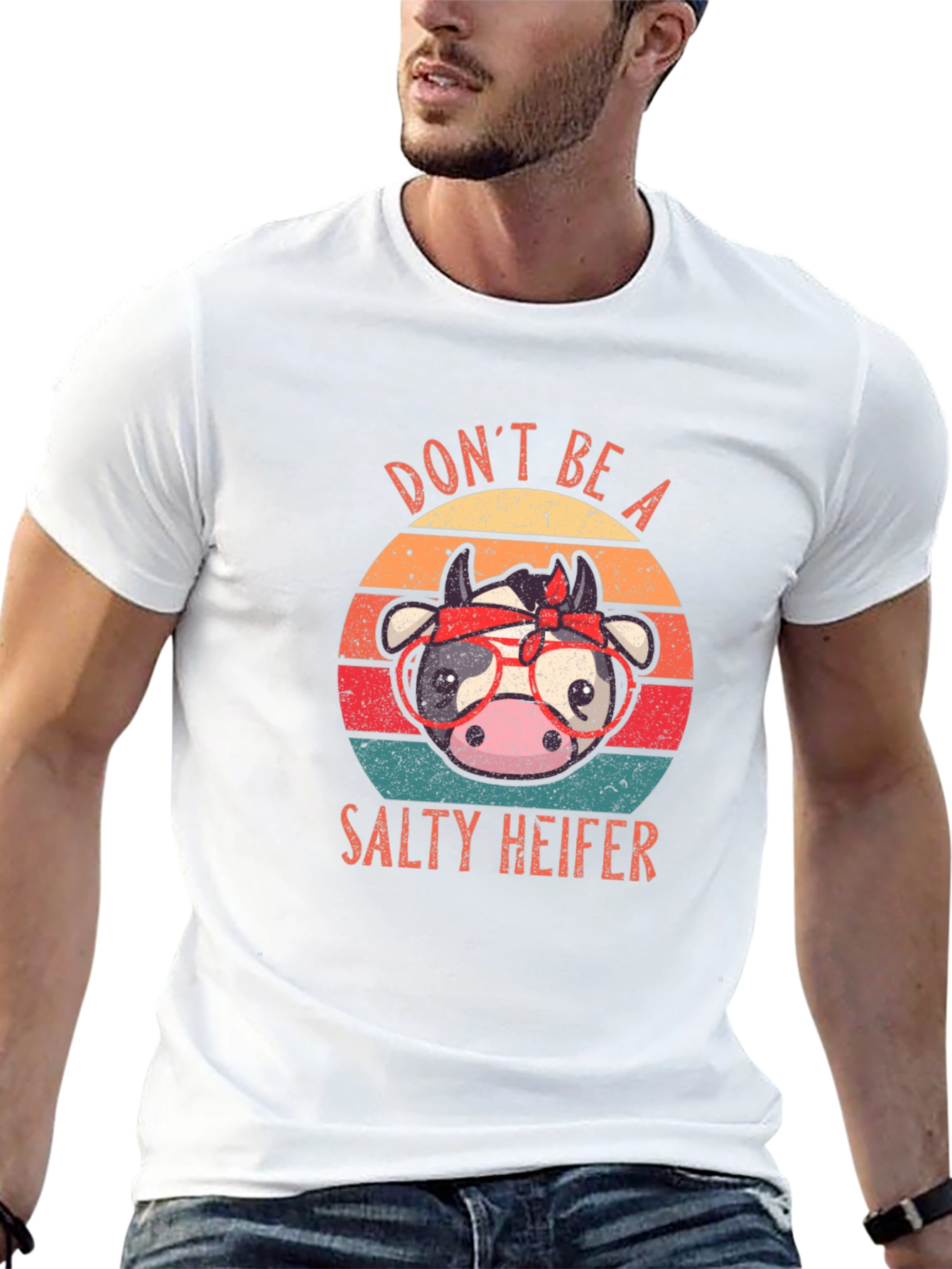 Salty Heifer T-Shirt - Funny Cow Tee