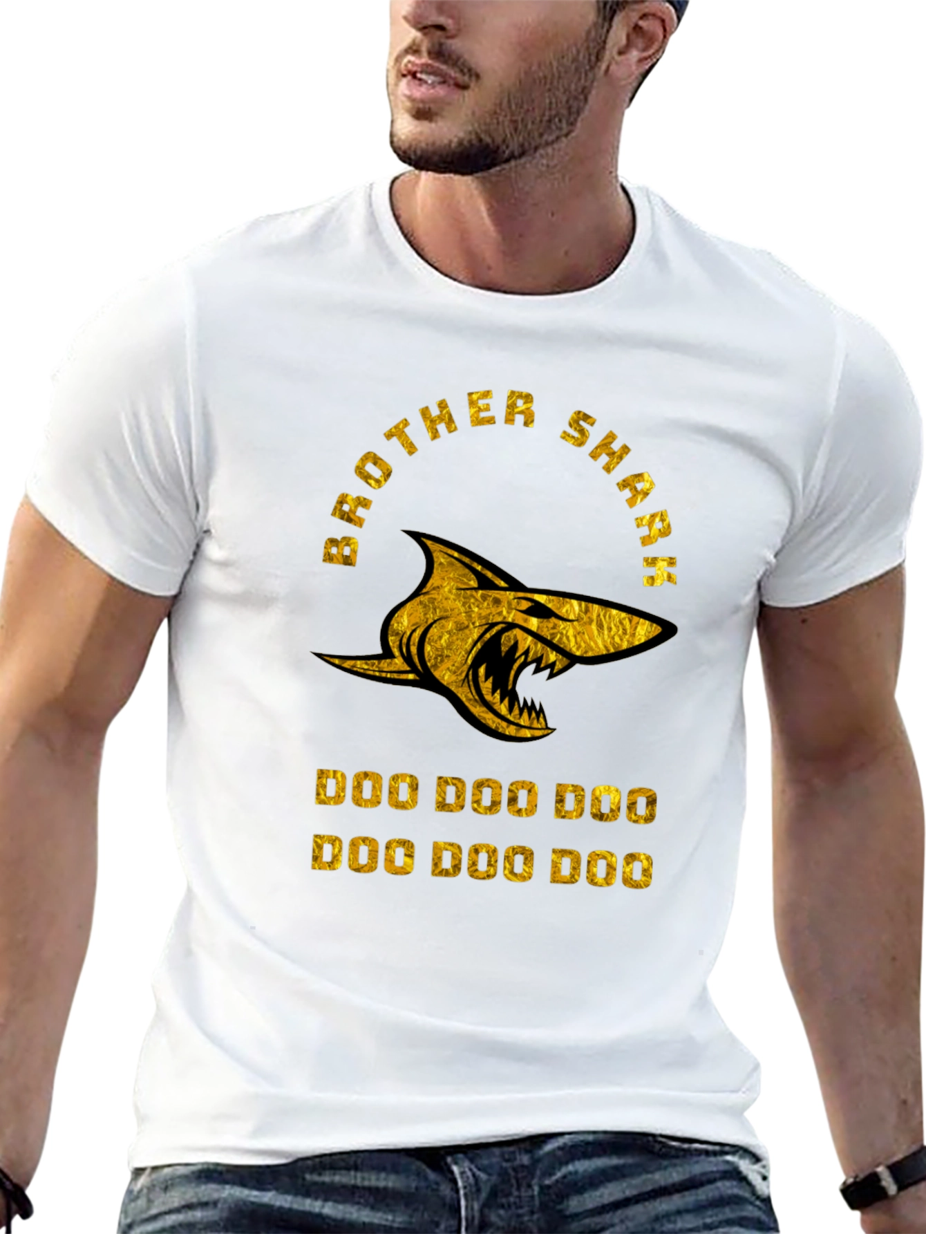 Brother Shark Doo Doo Doo Graphic T-Shirt